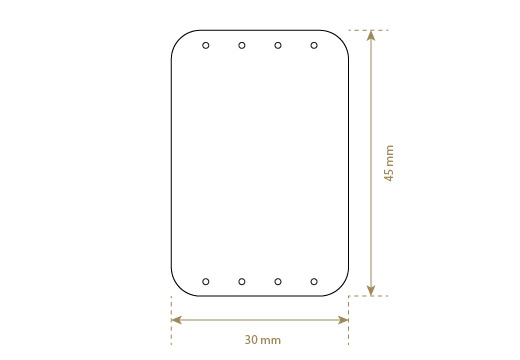 Ετικέτες από ψεύτικο δέρμα Μοντέλο EP-M106