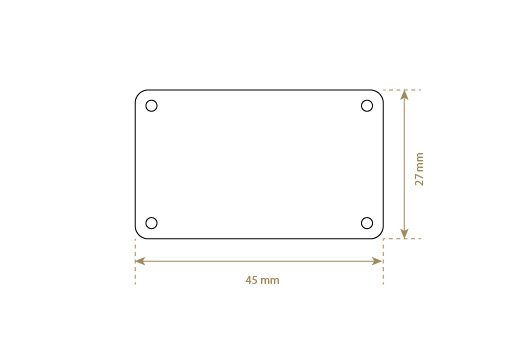 Ετικέτες από ψεύτικο δέρμα Μοντέλο EP-M132