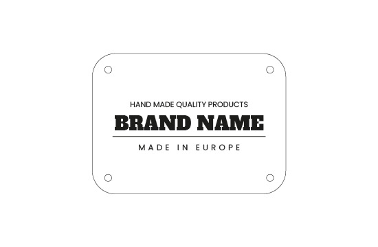 Ετικέτες από γνήσιο δέρμα Μοντέλο EP-M23