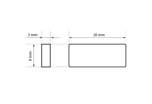 Πλαστικές σφραγίδες Μοντέλο ST-M131