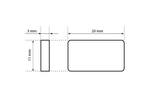 Πλαστικές σφραγίδες Μοντέλο ST-M185