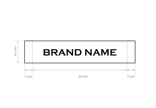 Υφαντή ετικέτα Μοντέλο WL-M86