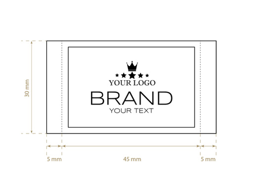 Υφαντή ετικέτα Premium Style Μοντέλο WL-M99